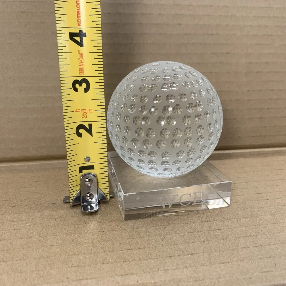 Reflections by Paragon‎ WCB Crystal Golf Ball Paperweight 3